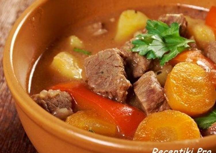 Рагу овощное из мяса