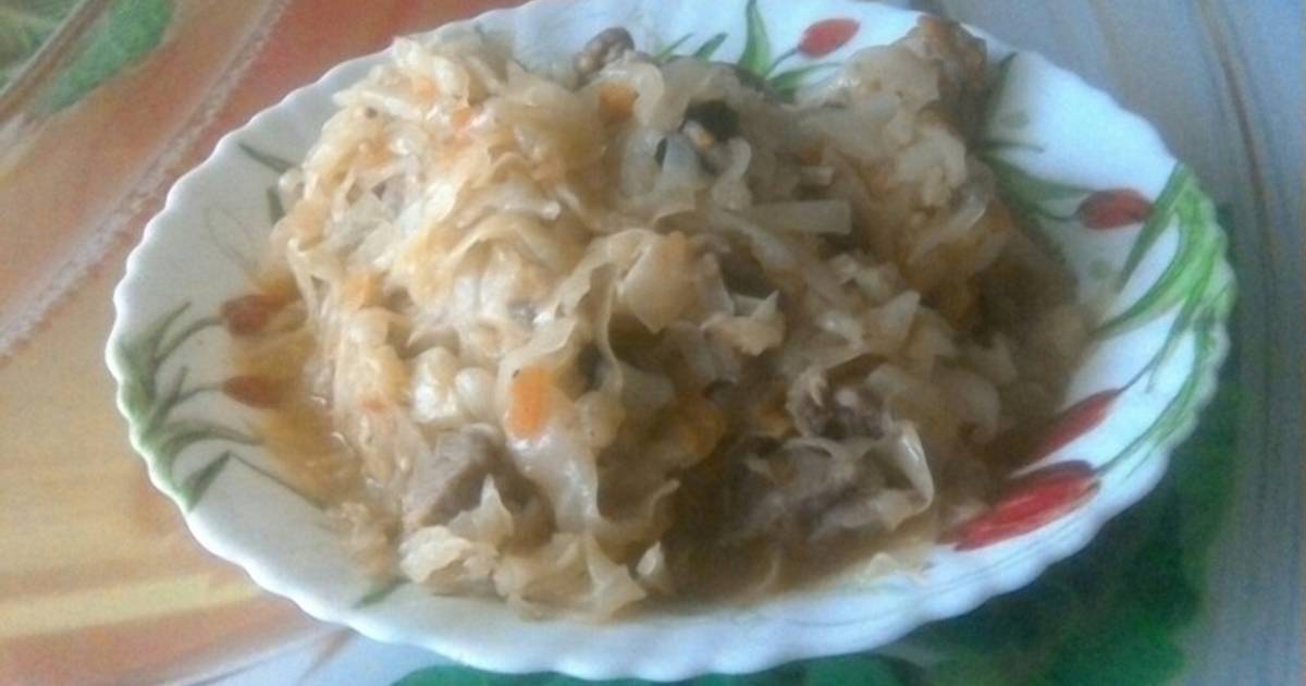 Капуста с мясом и грибами в мультиварке - пошаговый рецепт с фото на Повар.ру Капуста с мясом и грибами в мультиварке - пошаговый рецепт с фото на Повар.ру