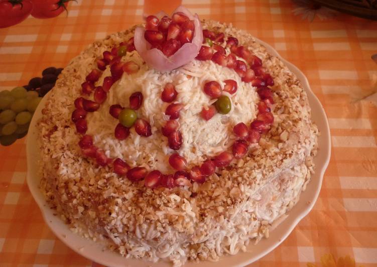 Салат под шапкой, пошаговый рецепт с фото изображения Салат под шапкой, пошаговый рецепт с фото изоражения