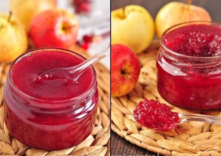 Джем из яблок и клюквы пошаговый рецепт с фото. Автор