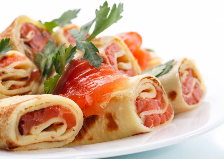 Блинчики с форелью - кулинарный пошаговый рецепт с фото на KitchenMag.ru новые фото Блинчики с форелью - кулинарный пошаговый рецепт с фото на KitchenMag.ru новые фото