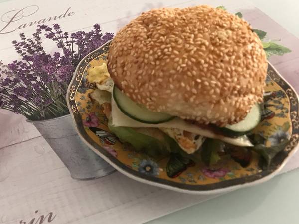 Вкусный бургер за 10 минут