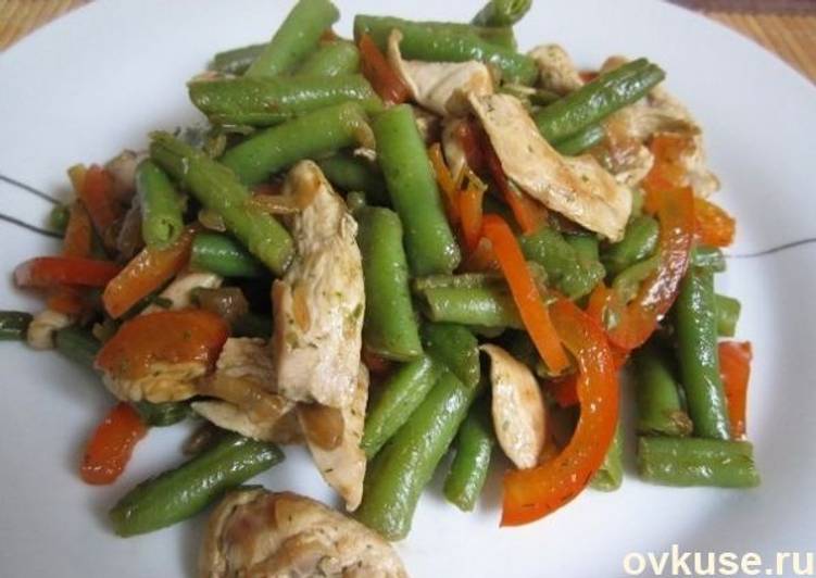Салат фасоль с курицей рецепты 186