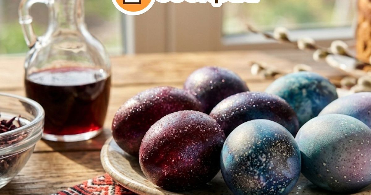 Магія в каструлі: фарбуємо крашанки «мерехтливим» вином та натуральними градієнтами