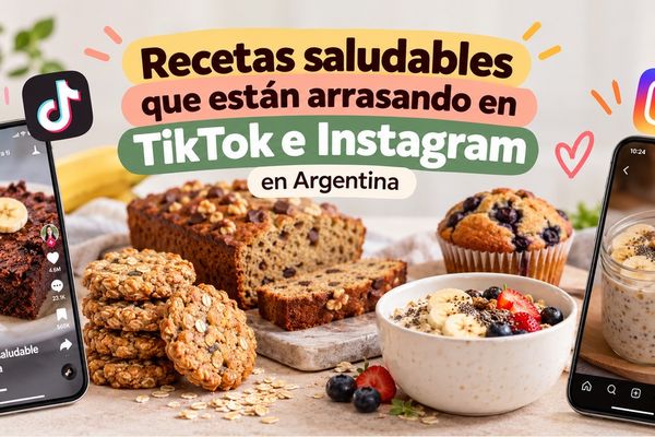 Recetas saludables que están arrasando en TikTok e Instagram en Argentina