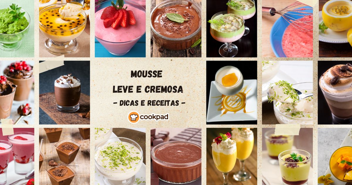 Como fazer mousse leve e cremosa