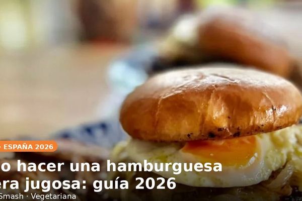 Cómo hacer una hamburguesa casera jugosa: guía 2026