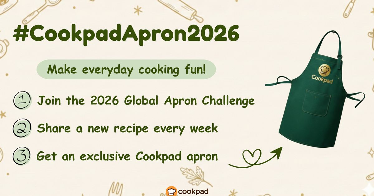 Participe no 4.º Desafio do Avental Cookpad! 🧡🍳