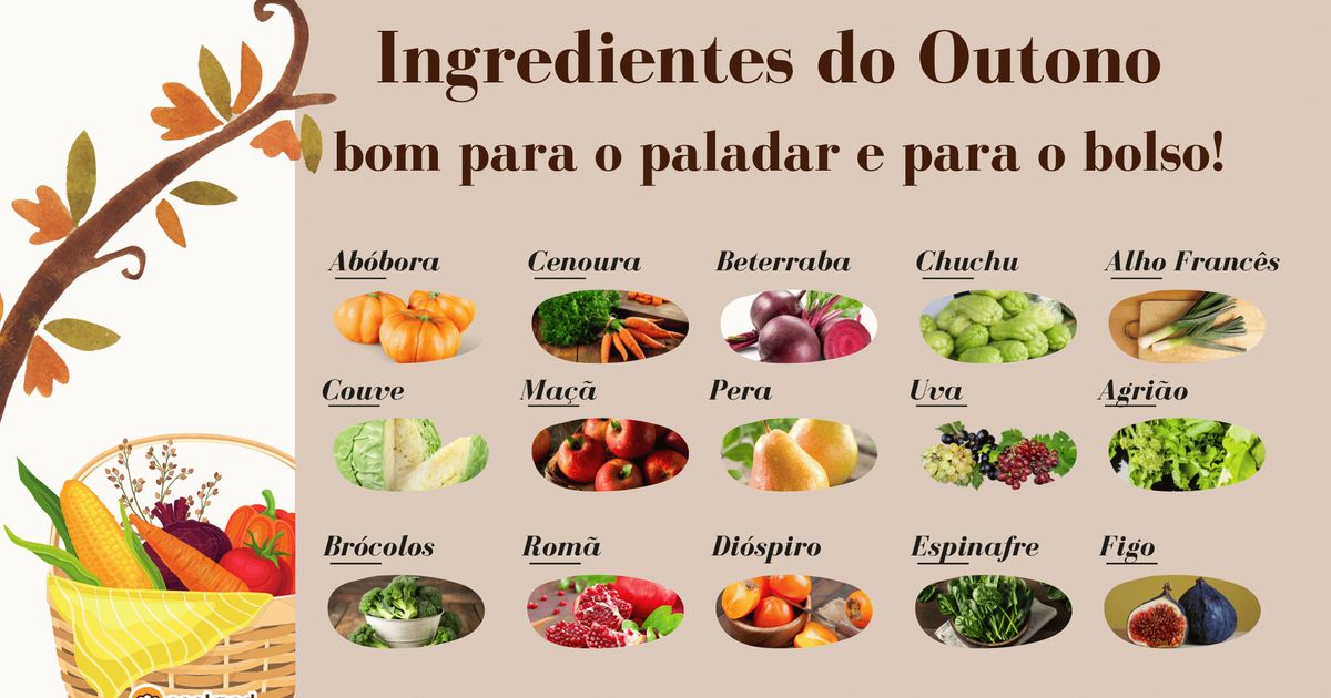 Sabores de Outono: Descobre os Legumes, Verduras e Frutas da Estação