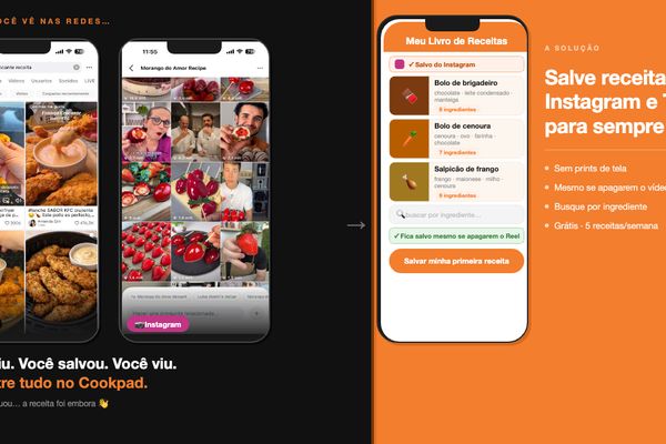 Como salvar receitas do Instagram e TikTok no seu celular (sem perder nenhuma)