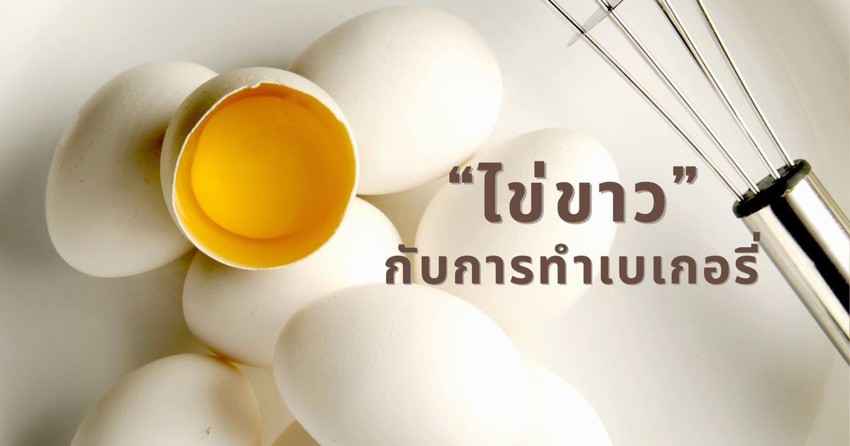 รวมสูตรขนม และเบเกอรี่จากไข่ขาว ประโยชน์เน้นๆ ทำกินเองได้ที่บ้าน