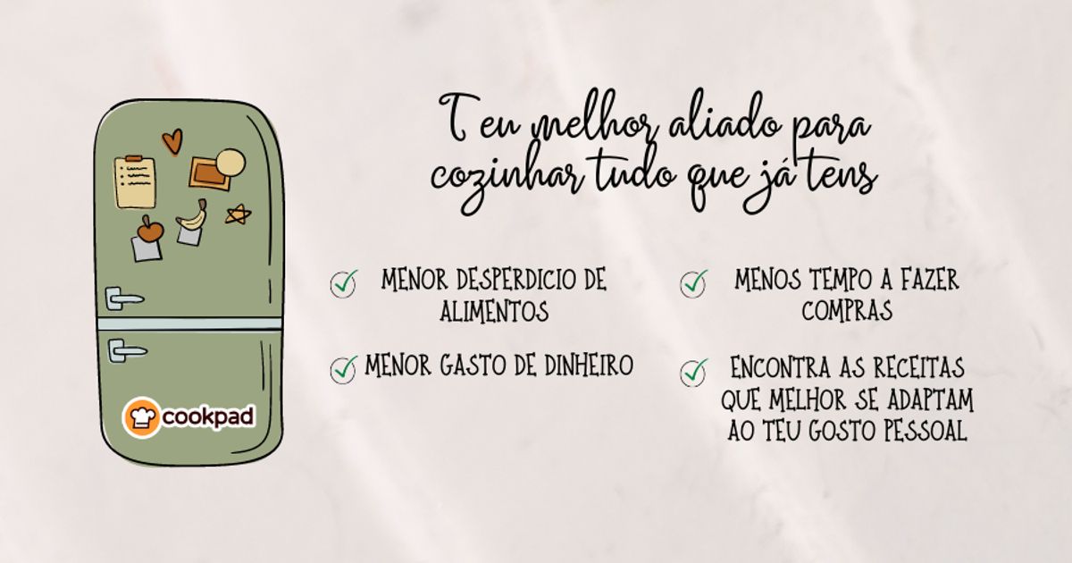 Pesquisa por ingredientes: a nossa solução para as tuas dúvidas ao cozinhar!