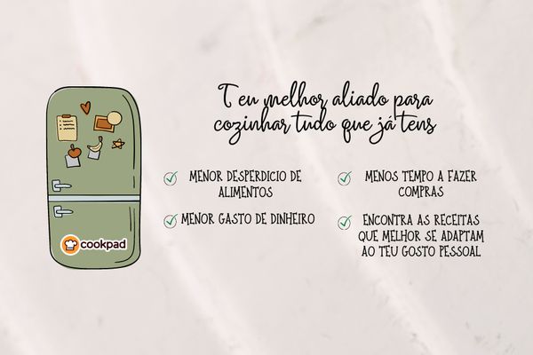 Pesquisa por ingredientes: a nossa solução para as tuas dúvidas ao cozinhar!