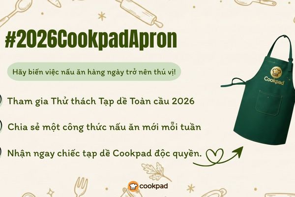 Truyền thống tiếp tục: Thử thách tạp dề Cookpad lần thứ 4