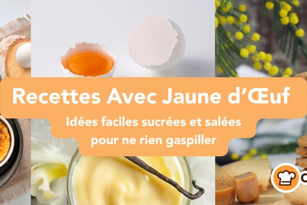 Recettes Avec Jaune d’Œuf : Idées Faciles Sucrées et Salées Pour Ne Rien Gaspiller