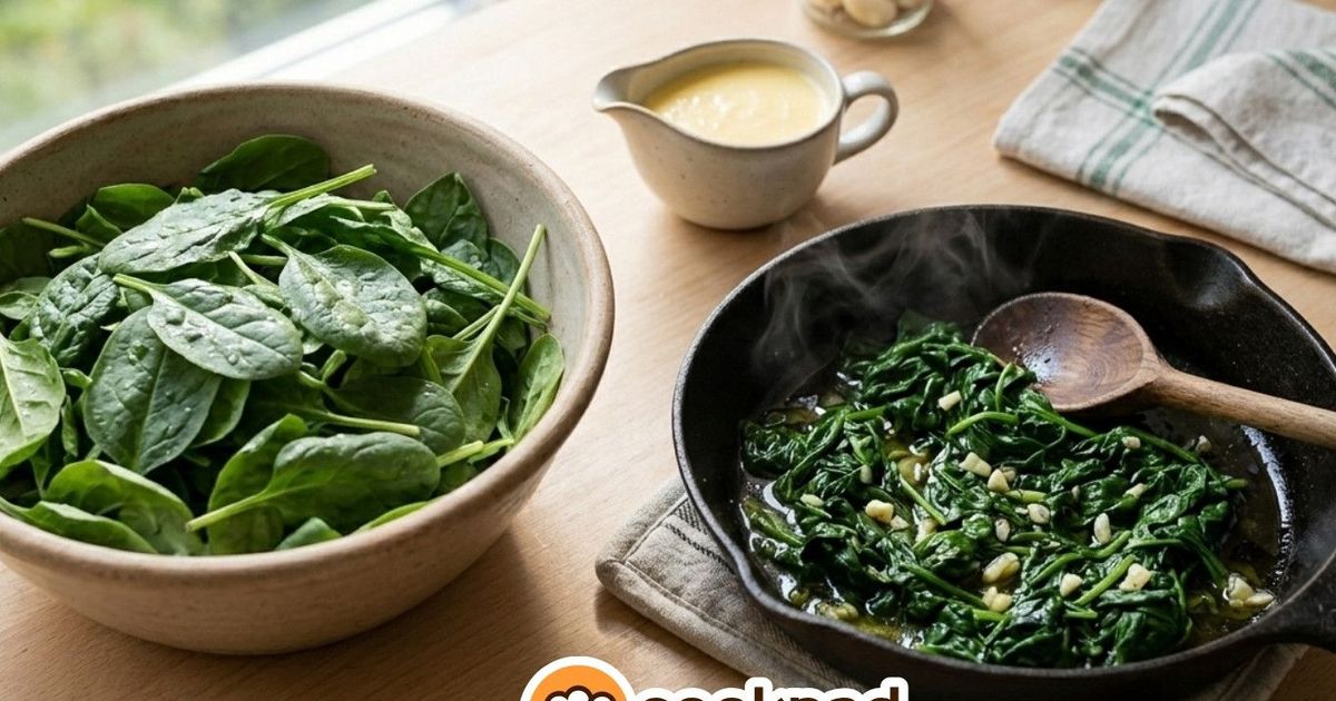 Friss spenót: A tavaszi vitaminbomba