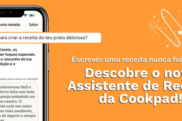 ✨ Apresentamos o Assistente de Receitas com IA da Cookpad