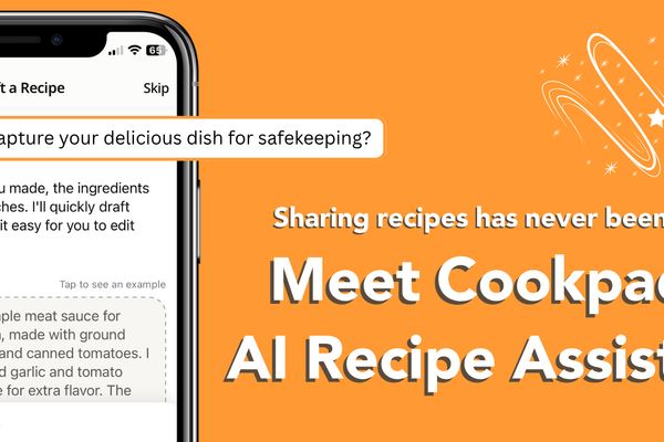 Convert your dishes into recipes with our AI Assistant