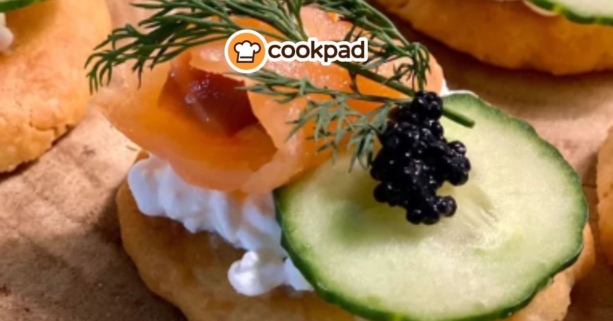 Canapés de Navidad: recetas fáciles de salmón, hojaldre y tartaletas