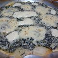 El cooksnap de Anna Bella alias Moni Argento cuando hizo Tarta de kale y papa con base de papas.