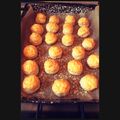 Szaffi88 Cooksnap-ja, amikor elkészítette a(z) Sajtos túrós pogácsa receptet.