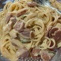 Cooksnap dari Dapur D’Ken untuk resep Spaghetti Carbonara menggunakan Fibercreme