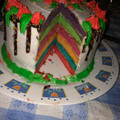 El cooksnap de Eva cuando hizo Tarta de unicornio.