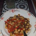 El cooksnap de Mika Groizard cuando hizo Salteado de garbanzos y lentejas.