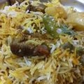 Hina Ibrahim's cooksnap of when they made Beef pulao.