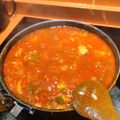 El cooksnap de Almudena Collado cuando hizo Merluza en salsa de tomate y pimiento verde.