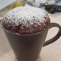 El cooksnap de Candela Pereyra cuando hizo Torta en taza sin huevos.