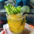 Cooksnap dari Cheylvia untuk resep Es Jeruk Kelapa