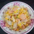 Cooksnap dari Nur Ekayanti untuk resep Tumis Sawi jagung sosis simple