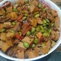 龍玉麟 的 [豆干毛豆炒肉末]配飯拌麵超美味 cooksnap