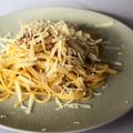 El cooksnap de Sara PA cuando hizo Espaguetis a la carbonara tradicional (sin nata)🥚🥓.