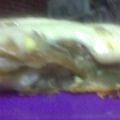El cooksnap de Nelba Saracho cuando hizo Torta de berenjena con carne y jamón.