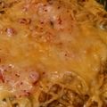 Rico's cooksnap of when they made Taco Spaghetti.