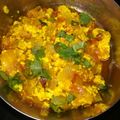 Anjali Jha's cooksnap of when they made Matar Paneer bhurji.