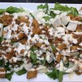 El cooksnap de astrid badia cuando hizo Ensalada César.