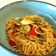 El cooksnap de Vegan Yorch cuando hizo Fideos chinos con soja, curry y verduras.