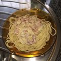 El cooksnap de Sofía Martínez Guisado cuando hizo Espaguetis carbonara 🍝.