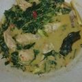 Cooksnap dari Wiwi Naditasari untuk resep Gulai ayam ples daun singkong kuah kuning