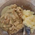 El cooksnap de Flavia Verónica cuando hizo Pollo al Roquefort.