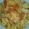 El cooksnap de Eliana Cabeza cuando hizo Ñoquis de papa y salsa con pollo.