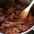 El cooksnap de Iluminada Rodríguez cuando hizo Ternera en salsa con tomate.