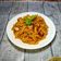 Cooksnap shazrina semasa beliau membuat Spiral Pasta Goreng Seafood.
