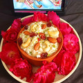 Shobha Jain का कुकस्नैप जब उन्होंने मखाने नारियल की पंजीरी (Makhane nariyal ki panjiri recipe in hindi) बनाया था।