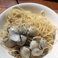 El cooksnap de El Camino De La Gochería cuando hizo Espaguetis a la vongole.