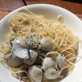 El cooksnap de El Camino De La Gochería cuando hizo Espaguetis a la vongole.