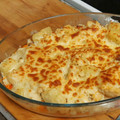 El cooksnap de Luz cuando hizo Coliflor gratinada.